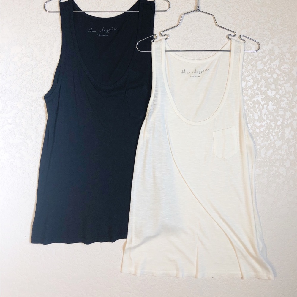 White tank top